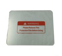 Lot de 10 feuilles de protection transparentes de rechange pour casques solaires auto-obscurcissants, 115 mm x 90 mm, vert, coins arrondis