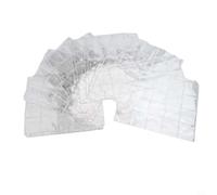 Lot de 10 feuilles de recharge pour porte-monnaie en PVC transparent, 20 pochettes par feuille, 9 trous en vrac pour la collecte et l'organisation de pièces de monnaie, jetons, médailles, badges
