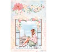 Lot de 10 feuilles de scrapbooking 30,5 x 30,5 cm (12" x 12") - Create Happiness Oh lá lá lá