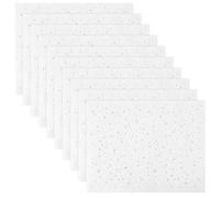 Lot de 10 feuilles de strass Hotfix pour tissu, appliques thermocollantes, pierres de verre multi-tailles, couleur AB, idéal pour la personnalisation