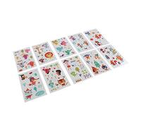 Lot de 10 feuilles de tatouages temporaires pour enfants, motifs animaux, eau et faciles à appliquer, sûrs et non , parfaits pour les fêtes, les récompenses et un usage quotidien - B