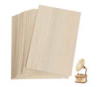 Lot de 10 feuilles de tilleul de 420 x 300 mm, feuilles de contreplaqué fines de 3 mm d'épaisseur, planches de contreplaqué pour travaux manuels, loisirs, modélisme, combustion du bois
