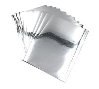 Lot de 10 feuilles DIN A4 - Film à effet brillant - Pour traceur - Chromé argenté - 10 x DIN A4