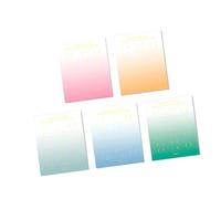 Lot de 10 feuilles d'onglets mensuels autocollants mois autocollants décoratifs mensuels indexés colorés