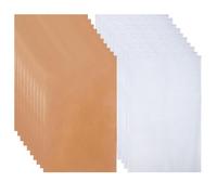 Lot de 10 Feuilles en Silicone Antiadhésif pour Déshydrateur - Rectangulaires 27 x 17 cm, Tapis Alimentaire Réutilisable avec Film