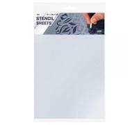 QBIX Lot de 10 feuilles de pochoir en plastique transparent de 0,2 mm A4 pour loisirs créatifs