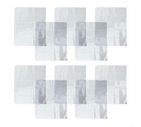Lot de 10 feuilles porte-monnaie en PVC transparent avec 20 pochettes pour organiser et protéger les pièces de monnaie, jetons, médailles et badges, motif feuilles mobiles avec 9 trous, compatible