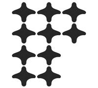 Lot de 10 feuilles respirantes pour protéger la peau des mains avant l'encolure Design pour le bureau, la salle de sport, les amateurs de salle de sport Long confort Coton Spandex Bande de protection