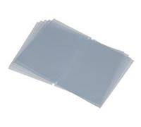 Securit Inserts A4 pochettes transparentes doubles pour porte-menu et carte des vins – Lot de 10