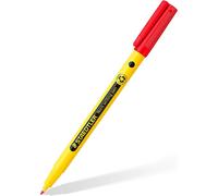 Lot De 10 Feutres Pointe 0,6 Mm - Rouge - En Plastique 97% Recyclé - 307 - 2