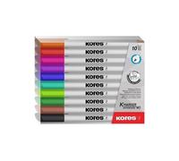 Lot De 10 Feutres Pour Tableau Blanc Pointe Fine - Kores