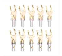 Lot de 10 fiches bananes de type Y/U pour haut-parleur, connecteurs de câbles audio