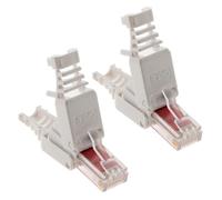 Lot de 10 fiches RJ45 CAT 6 sans outil - Zenitech