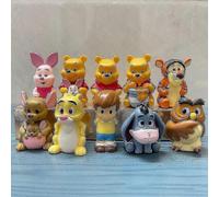 Lot De 10 Figurines De Dessin Anime Winnie L'ourson, Adorables Figurines D'action, Winnie L'ourson, Porcinet, Hibou, Tigre, Bourriquet, Cadeaux Pour Filles Et Enfants