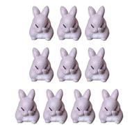 Lot de 10 figurines miniatures d'animaux en résine pour décoration de gâteau d'anniversaire décoration de bureau pour différentes pièces