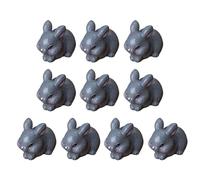 Lot de 10 figurines miniatures d'animaux en résine pour décoration de gâteau d'anniversaire décoration de bureau pour différentes pièces