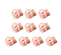 Lot de 10 figurines miniatures d'animaux en résine pour décoration de gâteau d'anniversaire décoration de bureau pour différentes pièces