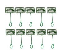 Lot de 10 filets d'entretien pour aquariums pour attraper et éliminer les déchets - Filet de pêche stable et efficace avec ramassage fin pour aquariums