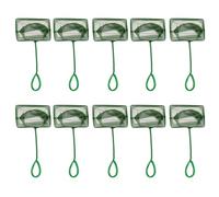 Lot de 10 filets d'entretien pour aquariums pour attraper et éliminer les déchets - Filet de pêche stable et efficace avec ramassage fin pour aquariums