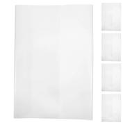 Lot de 10 films protection transparents en plastique for livres scolaires, cahiers, transparente polypropylène Pour Livres Scolaires Relié