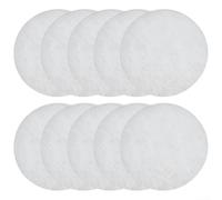 Lot de 10 filtres à air de qualité G3 pour valves de ventilation Helios pour filtres de rechange ISO grossiers 50 % standard 110 mm de diamètre en fibre synthétique PET