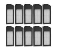 Lot de 10 filtres à air HEPA de rechange pour aspirateur Compatible avec Ecovacs Compatible avec la série Deebot Compatible avec Turbo Compatible avec les accessoires pour aspirateur Omni