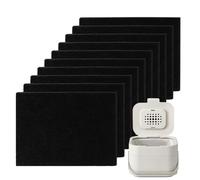 Lot de 10 filtres à charbon actif compatibles avec les bacs à déchets alimentaires Joseph - Filtre à odeur remplaçable pour bac à compost de cuisine - Filtre à charbon pour éliminer les odeurs