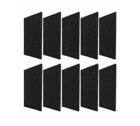 Lot de 10 filtres à charbon actif, compatibles avec les litières à litière avec couvercle, compatibles avec Croplas Nero, Luna & Cream, filtre anti-odeurs universel pour litière, découpable et