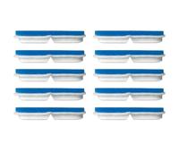 Lot de 10 filtres à charbon actif de rechange pour chats FT888, accessoires de purificateur d'eau en éponge et tissu non tissé pour améliorer la qualité de l'eau, compatible avec les chats d'animaux