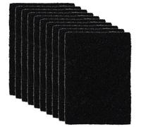 Lot de 10 filtres à charbon actif pour composteur de déchets de cuisine, bacs à litière pour chat, disques filtrants à charbon actif, désodorisation, contrôle de la poussière, filtre pour litière pour