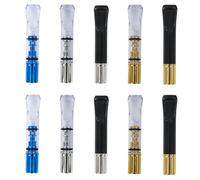 Lot de 10 Filtres à Cigarettes Réutilisables et Propres - Avec Filtre Multi-Filtre pour cigarettes de taille standard - Diamètre : 8 mm - Diamètre : 7 mm - Minces : 6,5 mm - Diamètre : 6,5 mm
