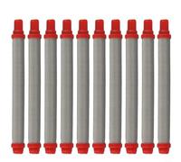 Lot de 10 filtres à peinture sans air 200 mailles en acier inoxydable 304 pour parier et outils de pulvérisation compatibles, empêche l'encrassement des pointes et améliore la qualité de finition