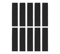 Lot de 10 filtres de climatisation en coton 215 x 50 mm Noir 5/10 pièces Filtration à trois niveaux pour une meilleure performance de refroidissement