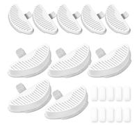 Lot de 10 filtres de rechange compatibles avec fontaine à eau Uahpet de 2 l avec 10 éponges filtrantes