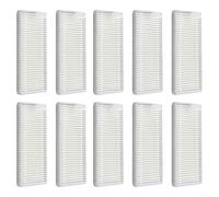 Lot de 10 filtres de rechange en polypropylène non-tissé pour robot | Ajustement parfait, installation facile, améliore la qualité de l'air, capture efficacement la poussière