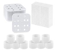 Lot de 10 filtres de rechange pour humidificateur, 10 tampons absorbants et 16 tampons aromatiques, compatibles avec humidificateur LEVOIT LV600S OasisMist450S