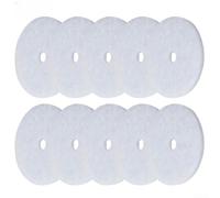 Lot de 10 filtres de rechange pour Maico ZF 0093 0758 compatible avec insert de ventilateur ERAKAHAB en fibres synthétiques incassables avec sécurité incendie