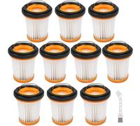 Lot de 10 filtres de rechange WV201BK pour aspirateur à main sans fil Shark Wandvac ION W1 S87 WV200, WV201, WV205, WV220, lot de 10 filtres à vide, comparé à la pièce # XHFWV200