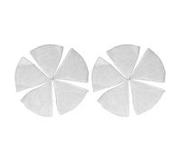 Lot de 10 filtres de valve d'échappement coniques en coton de qualité supérieure pour systèmes de ventilation Zehnder Helios Maico, flanelle synthétique de qualité G4