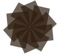 Lot de 10 filtres en gel transparent en plastique coloré pour lampe, phares, stroboscopiques de studio photo, LED, film de phare (noir thé)