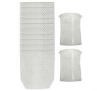 Lot de 10 filtres en tissu pour aspirateur XLC02ZB XLC02ZW XLC02RB1W avec 2 pré-filtres