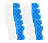 Lot De 10 Filtres Éponge Bleus En Coton Blanc, Compatibles Avec Les Aspirateurs Samsung DJ97-01040C, Nettoyage Facile