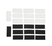 Lot de 10 filtres lavables blancs compatibles avec conga Pet Max pour x-treme for ultimate for vital robot aspirateur Parts 4 10 Count