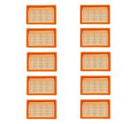 Lot de 10 filtres plats pour aspirateur Kärcher multi-usages + aspirateur sec / humide | MV4 + MV5 + MV6 + WD4 + WD5 + WD6 | comme 2.863-005.0 WD 4-6 et MV 4-6