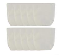 Lot de 10 filtres pour aspirateur compatibles avec les aspirateurs à main Einhell TE-HV 18/06 Li-Solo et TE-VC 18 Li-Solo