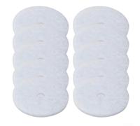 Lot de 10 filtres pour Maico ZF 0093 0758 pour insert de ventilateur ERAKAHAB ER, fabriqués à partir de fibres synthétiques avec solidification mécanique et thermique, protection incendie certifiée