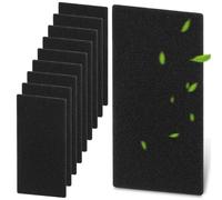 Lot de 10 filtres pour sèche-linge Bauknecht Privileg Whirlpool HX 481010354757, Filtre éponge - Filtre à peluches - 225 x 107 x 8 mm