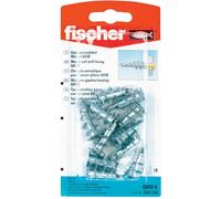 Lot de 10 fixations carton-plâtre en métal Fischer GKM 504330