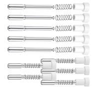 Lot de 10 fixations solides pour moustiquaire de fenêtre - Ajustement général - Loquets à ressort de rechange faciles à installer - Installation simple