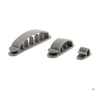 Lot de 10 fixes et range cordon ou câble (autocollants) - Zenitech